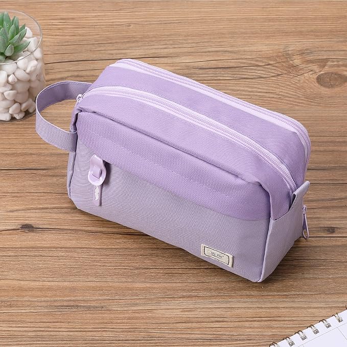 Mr. Pen Large Capacity Pencil Pouches and Bags - Mint Green School
