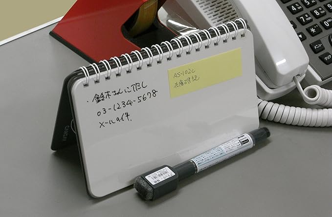 Nu Board Memo Size ( 4 x 7 inch ) NGSH03FN08 Whiteboard Notebook - Dry Erase Notebook - Mini Size Dry Erase Board - Environmentally Reusable Notebook