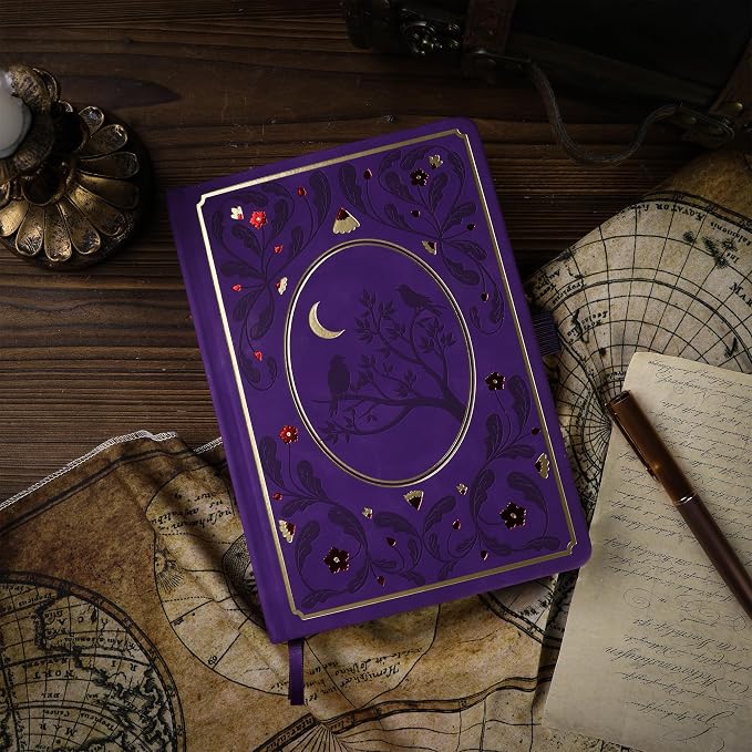 TIEFOSSI Line Journal Notebook, A5 Hardcover Rule Journal for Women Men