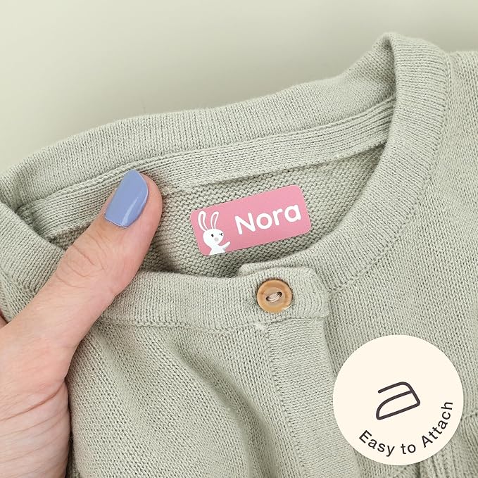 Iron-On Name Labels & Clothing Labels for Nursing Home (120) – Iron On Name Tags & Name Labels for Clothing & Clothes, School & Daycare – Waterproof - Pets