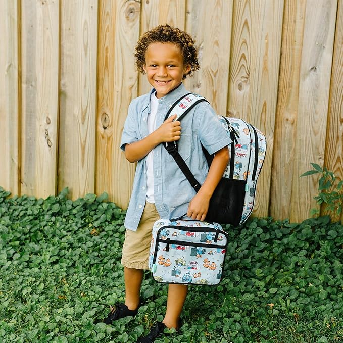 Wildkin JumpOff Jo Insulated Lunch Box – Keeps Food Hot or Cold, BPA-Free with Mesh Pockets & Easy-Clean Lining – Ideal for School, Travel & Daycare - Jo's Garage