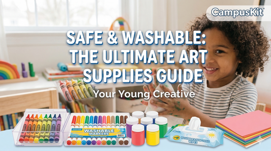 Essential Art Supplies for Young Creatives: Non-Toxic and Washable