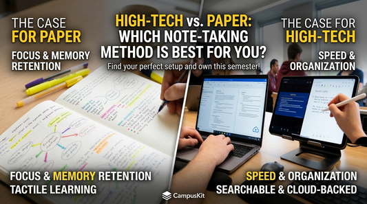 High-Tech vs. Paper: Which Note-Taking Method Is Best for You?