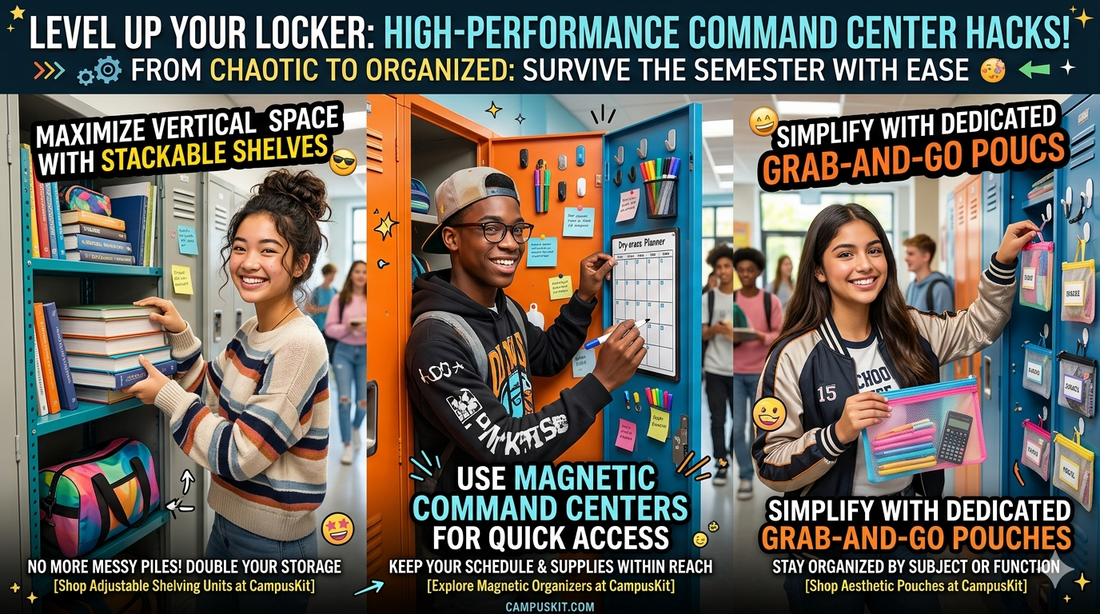 The Best Locker Organization Hacks for Busy High Schoolers