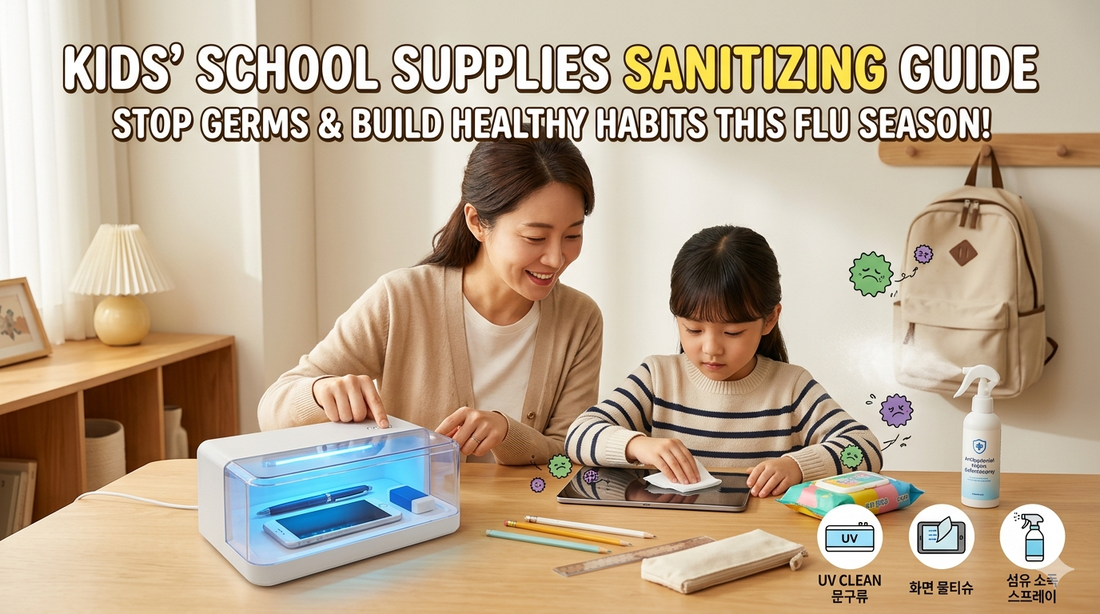 How to Clean and Sanitize School Supplies During Flu Season