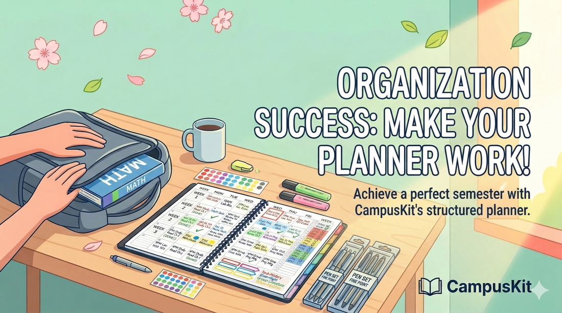 Organization 101: How to Use a Planner to Manage Multiple Classes