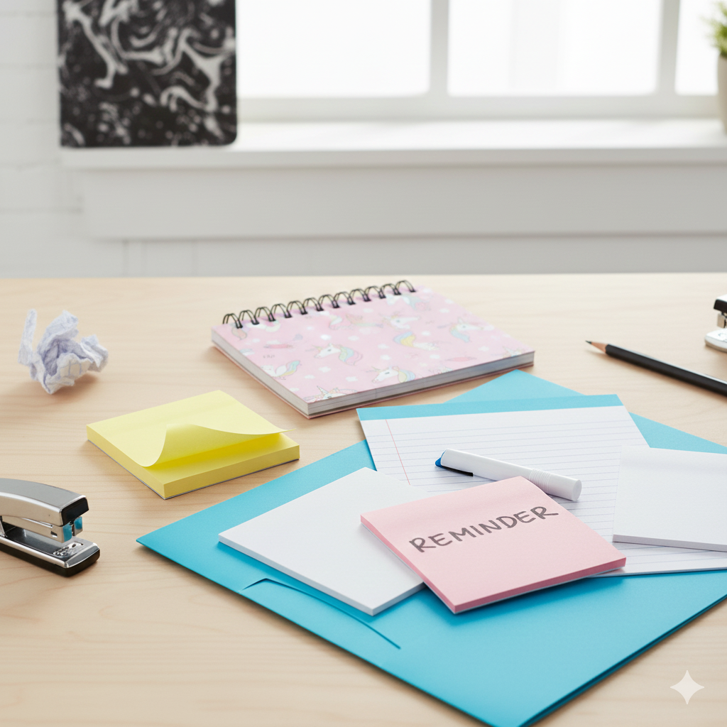 Sticky Notes & Index Cards
