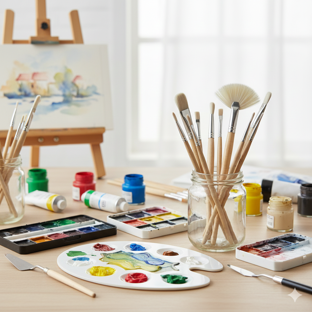 Paints & Brushes