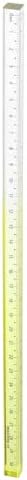 HARFINGTON Acrylic Clear Straight Rulers 30cm Metric Transparent Gradient Three-Dimensional Plastic Ruler Square Cube Measuring Tool for Classroom Office, Yellow