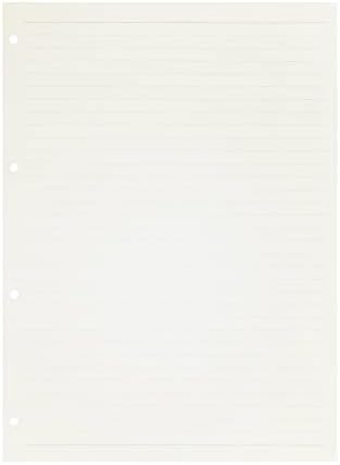 Zelten 2 Pack A4 90 Sheets/180 Pages Lined Loose Leaf Punched Paper Refills Paper for 4 Hole Binder Personal Organizer Diary Notebook Refillable Planner