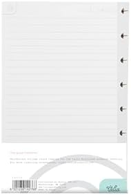 Talia Discbound Notebook Refills (Reinforced College Ruled, Junior (5.5in x 8.5in))