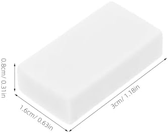 SUPVOX 18pcs White Eraser Pack for Art and Exams, Clean Non-Smudge Drawing Erasers for Sketching, School and Office Use, Suitable for Students and Artists