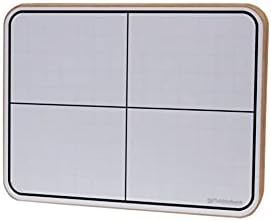 Large Handheld XY Grid Whiteboard. 11" x 17" Double Sided Lapboard. Ideal for Classrooms and Homeschooling.