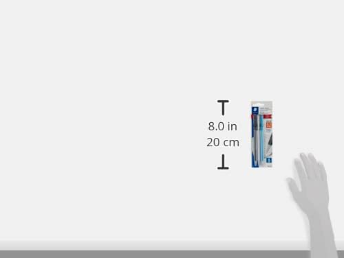 STAEDTLER triplus Micro 0.5mm Mechanical Pencils 3-pack: Retractable & Refillable #2 Mechanical Pencils with Twist Erasers, Ergonomic Triangular Grip for Writing, Drawing, Engineering & Drafting