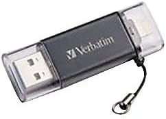 Verbatim 32GB Store ‘n’ Go Dual USB 3.0 Flash Drive for Apple Lightning Devices - Graphite