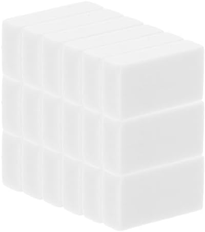 jojofuny 18pcs White Erasers for Art and School Use Clean Non-Smudge Sketching Erasers for Artists and Students for Drawing and Exams