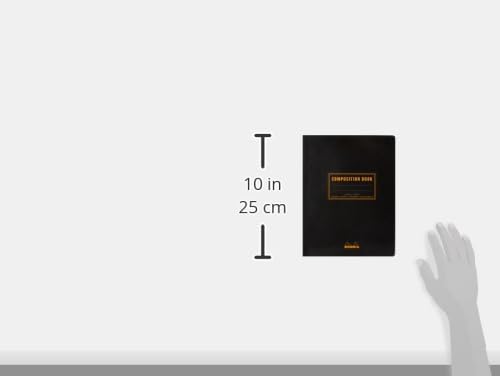 Rhodia Classic Composition Book, B5, Lined, 80 Sheets - Black (119249C)