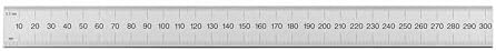 PEC Tools 12"/300mm Metal Ruler, Rigid, English & Metric, High Precision