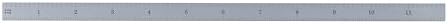 PEC Tools 12" Metal Ruler, Flexible, 4R Graduation, Inch Measuring Tool