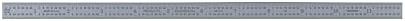 PEC Tools 12" Metal Ruler, Flexible, 4R Graduation, Inch Measuring Tool