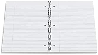 Staples Accel 1-Subject Notebook, 8.5x11 Inch, College Ruled, Purple