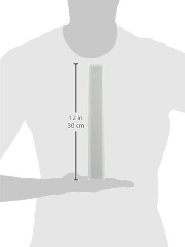 Amazon Basics 3-Ring Binder, 1-Inch, Customizable, with Pockets for Organization, White, 1-Pack