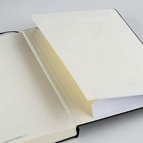 LEUCHTTURM1917 - Notebook Hardcover Medium A5-251 Numbered Pages for Writing and Journaling (Apricot, Squared)