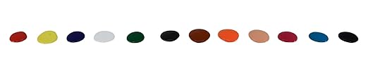 Sax Washable Versatemp Heavy Bodied Tempera Paints, Assorted Colors, 12 Pints