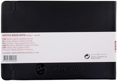 Talens Notebook with dots, bulletjurnal, 80 sheets, soft cover, 21 x 14.8 cm