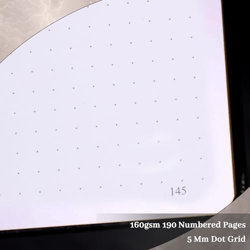 TIEFOSSI Dot Journal Notebook for Women Men, 160GSM Notebook