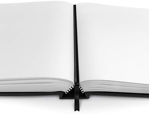 ARTEZA Hardcover Sketchbook, 8.5 x 11 in, 110 Sheets / 220 Pages, 68 lb / 100 GSM Acid-Free Drawing Paper with Ribbon Bookmark and Inner Pocket for Sketching, Drawing, and Journaling