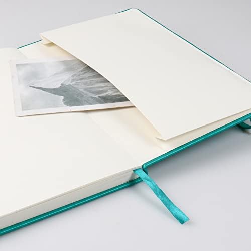 Journal notebook (A5-Dotted, Turquoise Color),192 Pages, Medium 5.7X8.3 inches - 80 gsm Thick Paper, Hardcover
