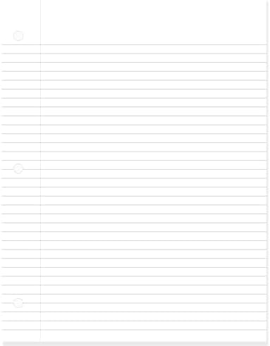 Mead Loose Leaf Paper, College Ruled Filler Notebook Paper, 8-1/2" x 11", 400 Sheets, Fits 3-Ring Binder (170046-ECM) (Pack of 4)