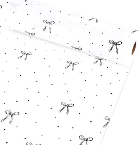 Black Bow Bulletin Board Roll Non-Woven Fabric Poster 15.7" x 40ft
