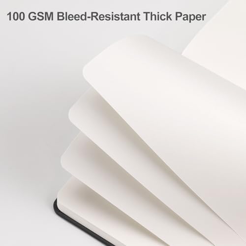 EMSHOI Blank Journal Notebook, 192 Pages, A5 Size (5.7'' x 8.3'')