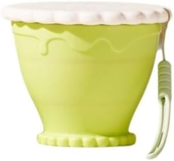 255ml Portable Silicone Foldable Coffee Cup, Scalable Mug for Travel, Kitchen and Outdoor Use(Green)
