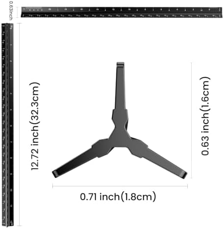 12 Inch Aluminum Architectural Scale Ruler, Aluminum Architect Ruler