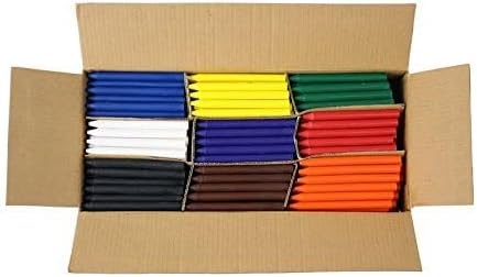 Craytastic! Bulk Unwrapped Crayons Case of 270 (9 colors, Wax) for Crafting, Parties, Kids | Paperless Crayons with No Paper Wrapper | Safety Tested Compliant with ASTM D-4236