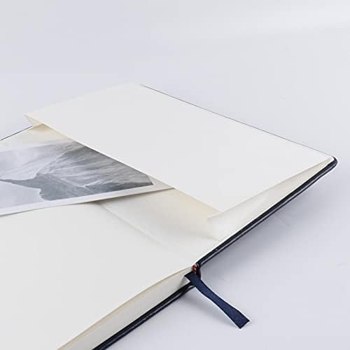 Journal notebook (A5-Lined, Dark Blue),192 Pages, Medium 5.7X8.3 inches - 80 gsm Thick Paper, Hardcover