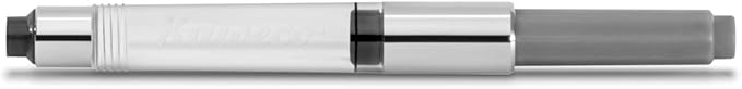 Kaweco Standard Converter Smokey Grey Chrome for Fountain Pens from SUPRA, SPECIAL, STUDENT, DIA2, PERKEO series | Ink Converter Fountain Pen with 0.82 ml/ 0.03 oz Filling Capacity