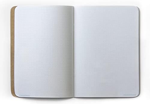 KOALA TOOLS | Mini Dot Grid Notebook | 5" x 7", 60 pp. - Durable Field Notebook with 1/8" Dotted Grid