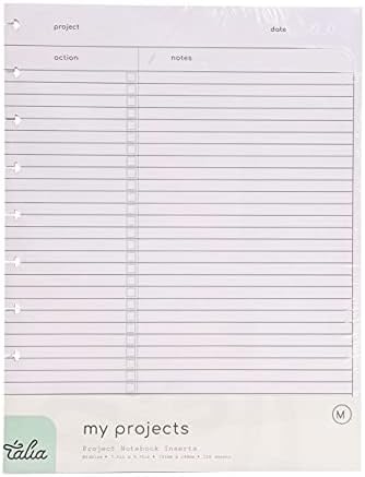 Talia Discbound Notebook Refills (Project Layout, Midsize (7.5in x 9.75in))