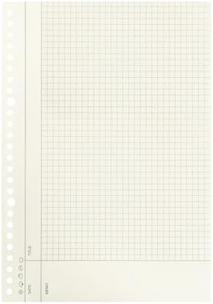 Zelten 2 Pack B5 120 Sheets/240 Pages Connell Blank Loose Leaf Punched Paper Refills Paper for 26 Hole Binder Personal Organizer Diary Notebook Refillable Planner