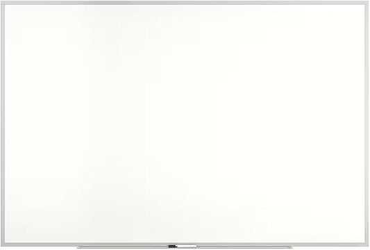 Staples TRU RED Melamine Dry Erase Board, Gray Frame, 6' x 4'