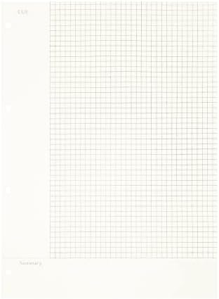 Zelten 2 Pack A4 120 Sheets/240 Pages Connell Loose Leaf Punched Paper Refills Paper for 4 Hole Binder Personal Organizer Diary Notebook Refillable Planner