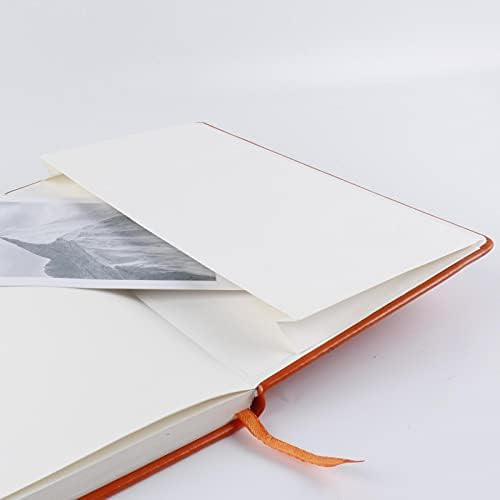 Journal notebook (A5-Lined,Orange Color),192 Pages, Medium 5.7X8.3 inches - 80 gsm Thick Paper, Hardcover