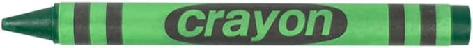Green Crayons Bulk - 80 Count Regular Size Single Color Crayon Refill, Non-Toxic Art Supplies for Teachers, Classrooms and School Projects