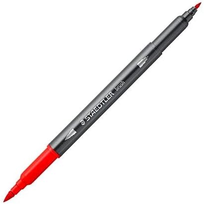 Staedtler Double-Ended Watercolour Brush Pens, Ideal for Fine Art Applications, Coloring, Calligraphy, Drawing, Set of 36, (3001 TB36)