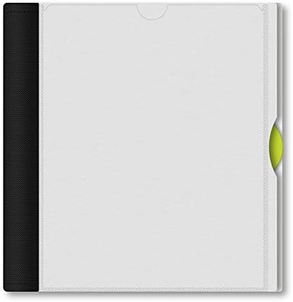IQ+ iScholar 1-Subject Poly Cover Wirebound Notebook, College Ruled, 11 x 8.5 Inch Sheet Size, 100 Sheets, White (59902-WH)