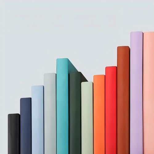 RETTACY Dotted Journal Notebook, 96 Pages, B5 Medium Size (7.6'' x 10''), Leather Hardcover, 100 GSM Thick Paper, for Journaling, Planning, Tracking (Navy Blue)